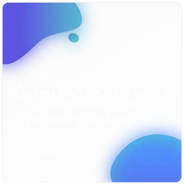 Total Immersion - Virtual height from any source